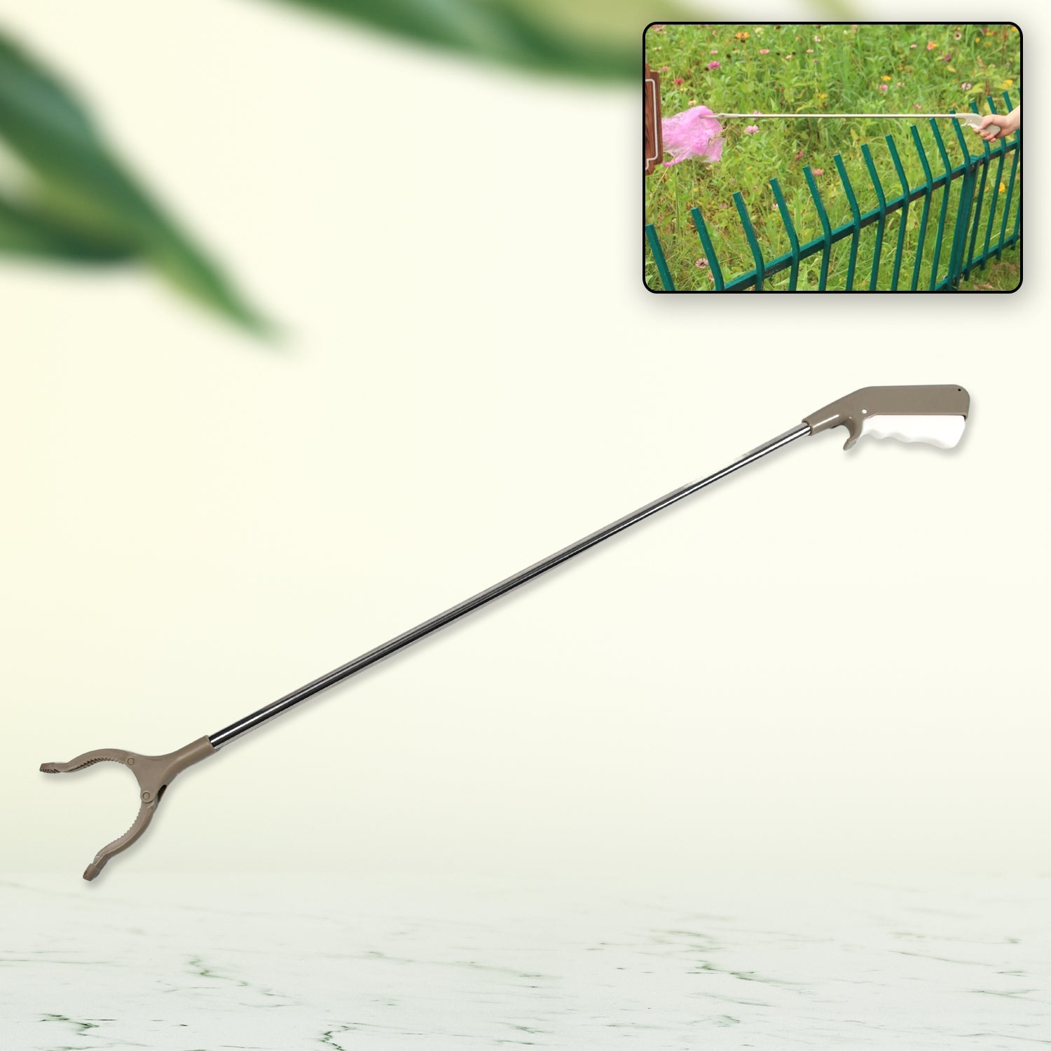 7534 GARBAGE LIFTER TOOL KITCHEN PICKER CLAW PICK UP RUBBISH HELPING HAND TOOL GARBAGE PICKER FLEXIBLE LIGHTWEIGHT TOOL DeoDap 7534 GARBAGE LIFTER TOOL KITCHEN PICKER CLAW PICK UP RUBBISH HELPING HAND TOOL GARBAGE PICKER FLEXIBLE LIGHTWEIGHT TOOL DeoDap